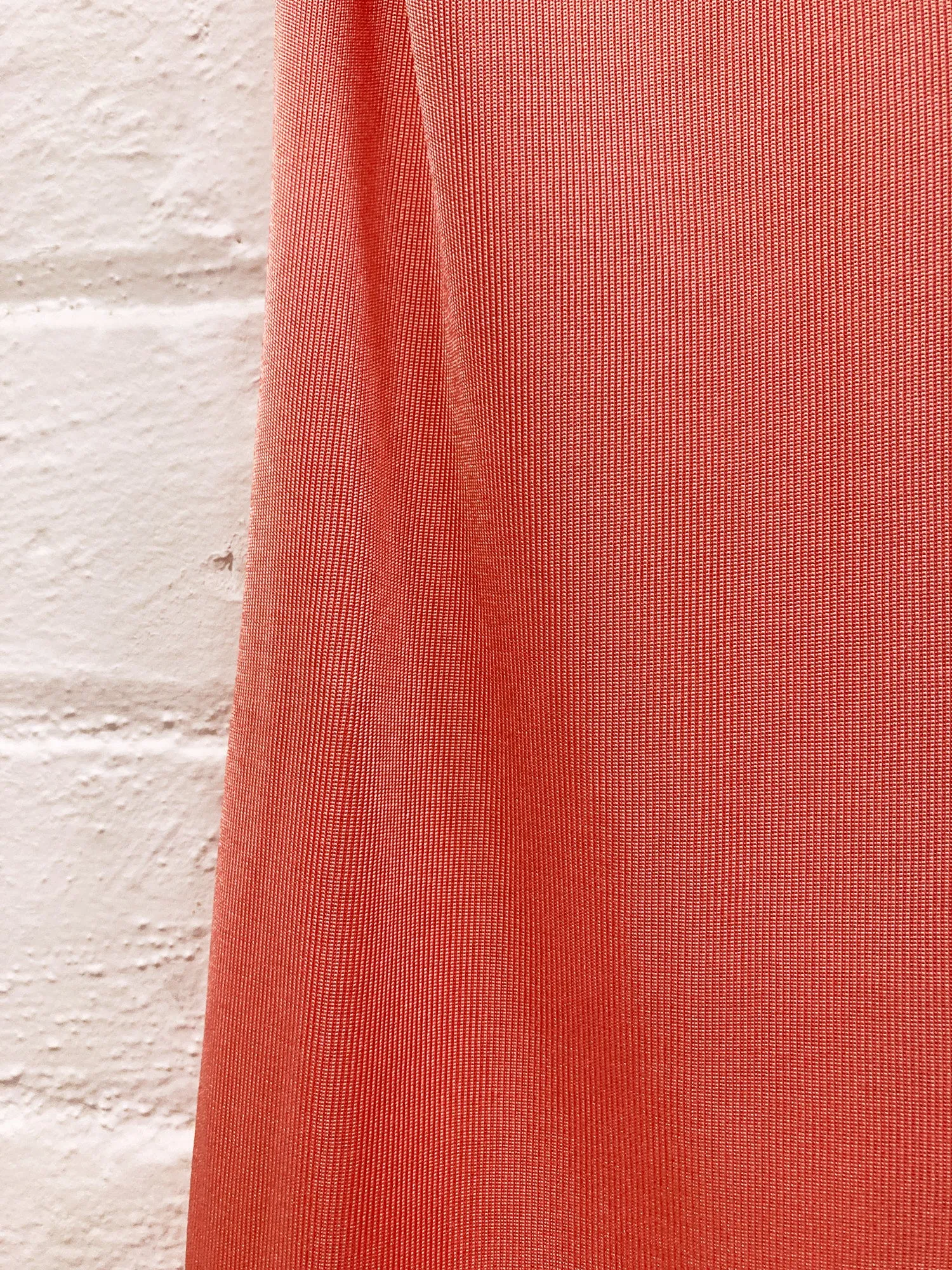 Issey Miyake Permanente 1980s sheeny pink rib knit sleeveless top