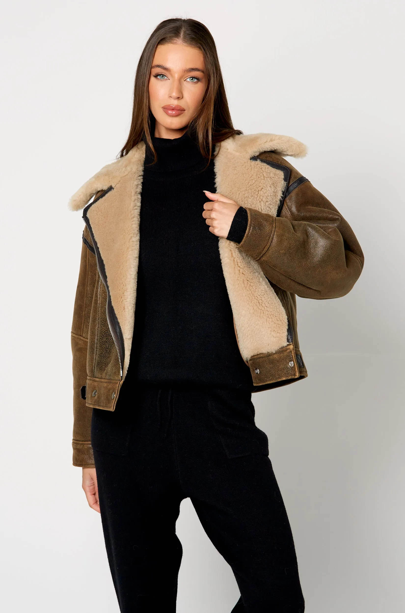 Lennan Shearling Bomber