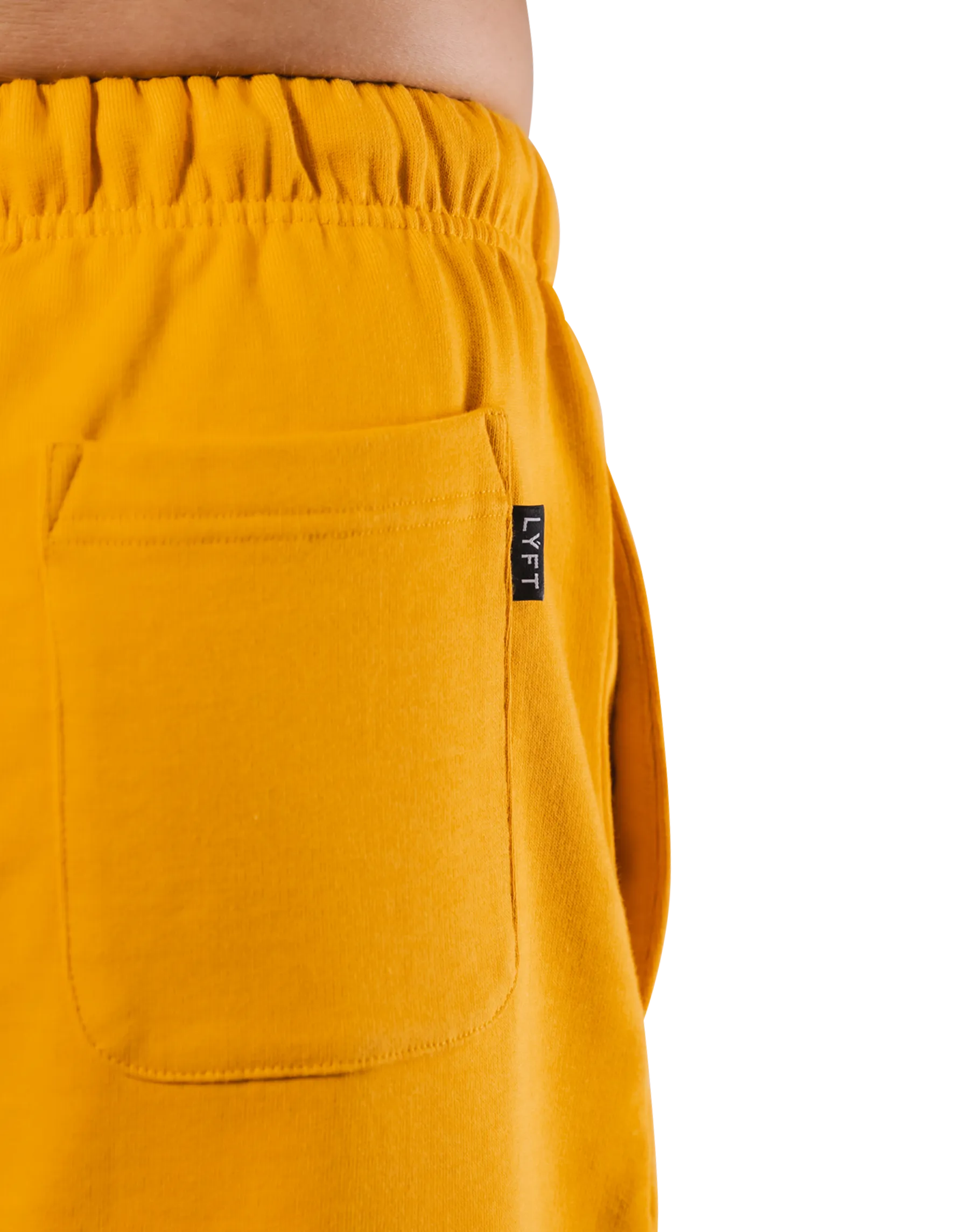 Logo Wappen Sweat Shorts - Yellow