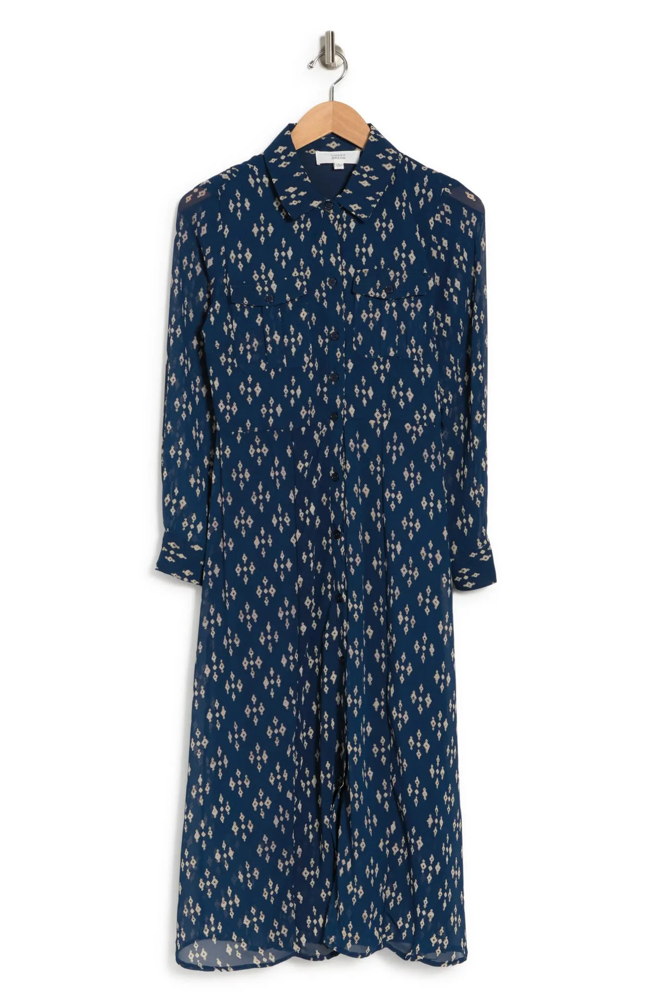 LUCKY BRAND Long Shirtdress