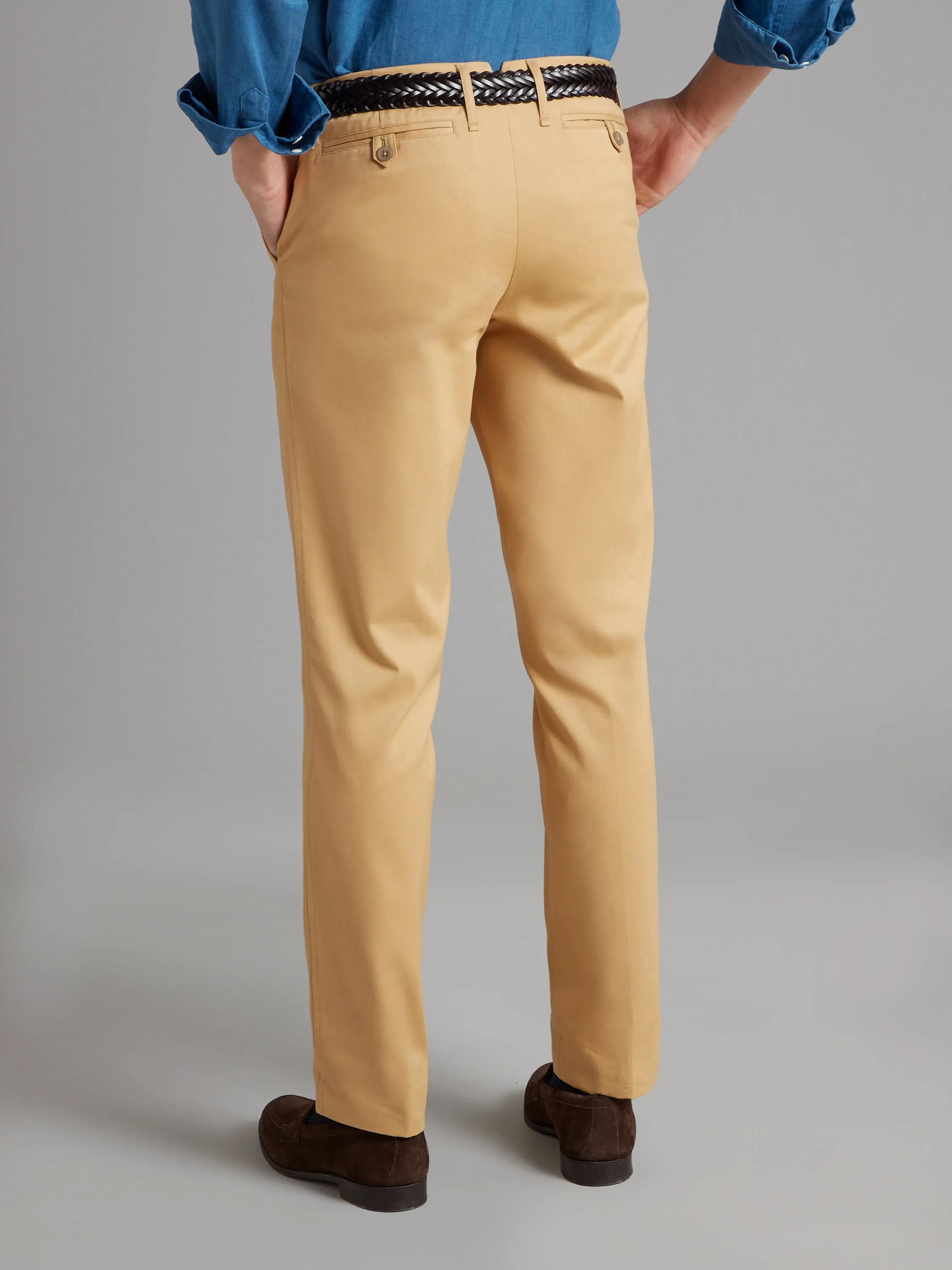 Mens Brompton Chinos - Cream