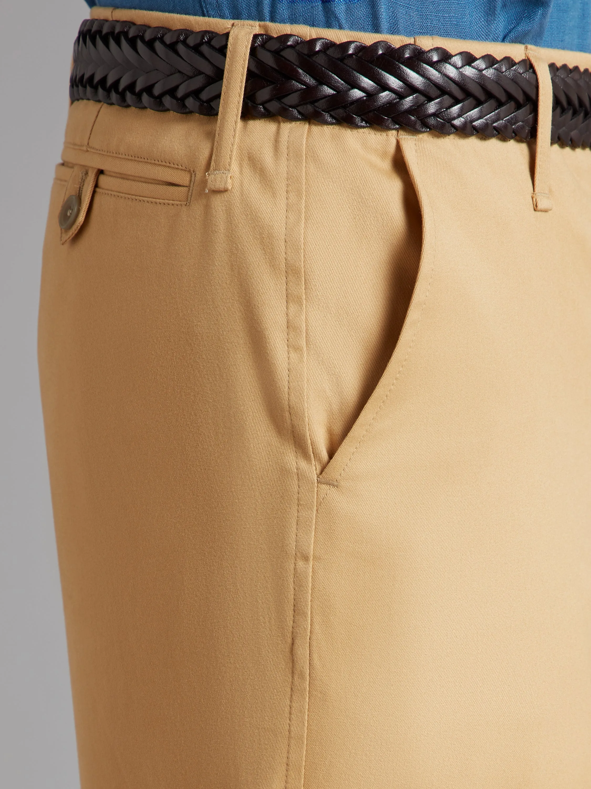 Mens Brompton Chinos - Cream