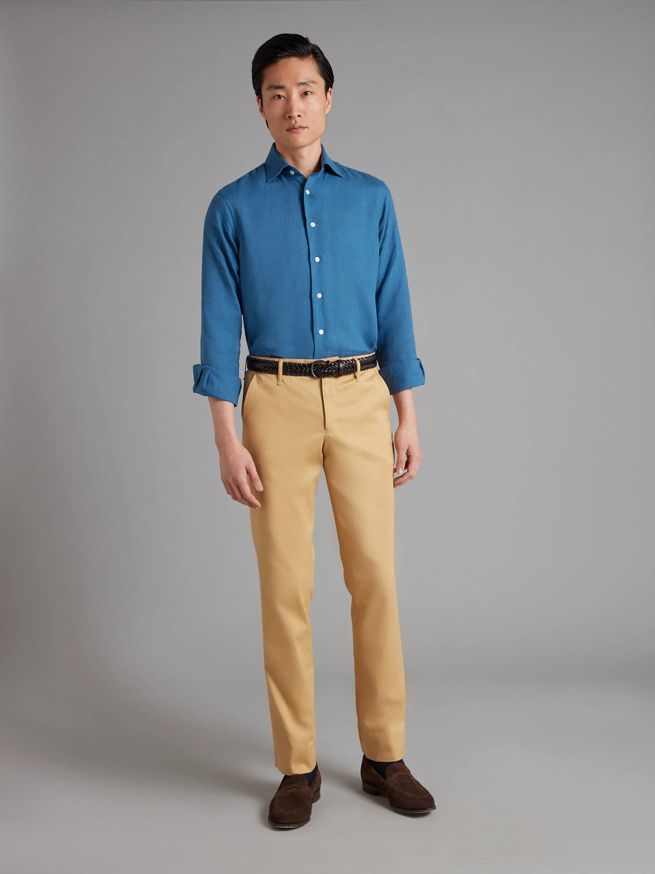 Mens Brompton Chinos - Cream