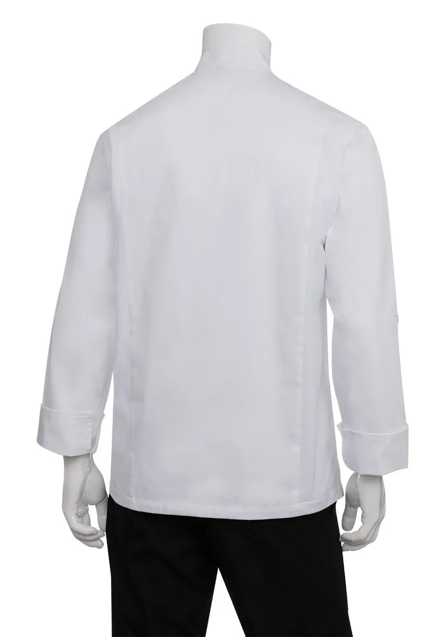 Mens Lansing White Chef Jacket
