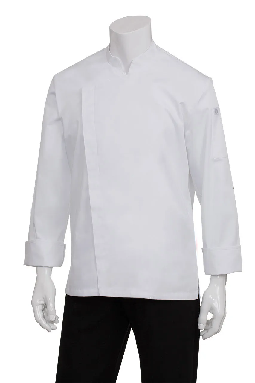 Mens Lansing White Chef Jacket