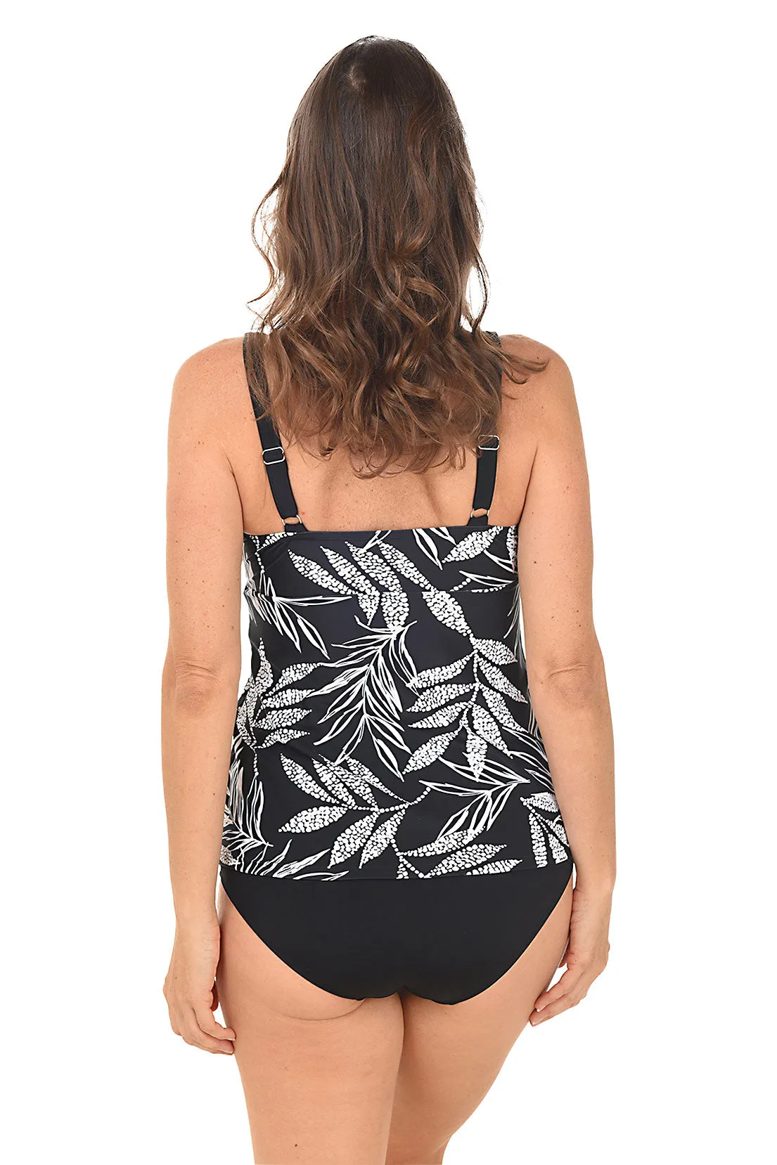 Midnight Reflections Flyaway Tankini Top
