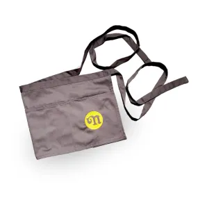 Nathan's Famous Uniform - Three Pocket Waist Half Apron - Grey