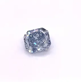 Natural Diamond - Loose Radiant Cut Fancy Intense Blue (HPHT)