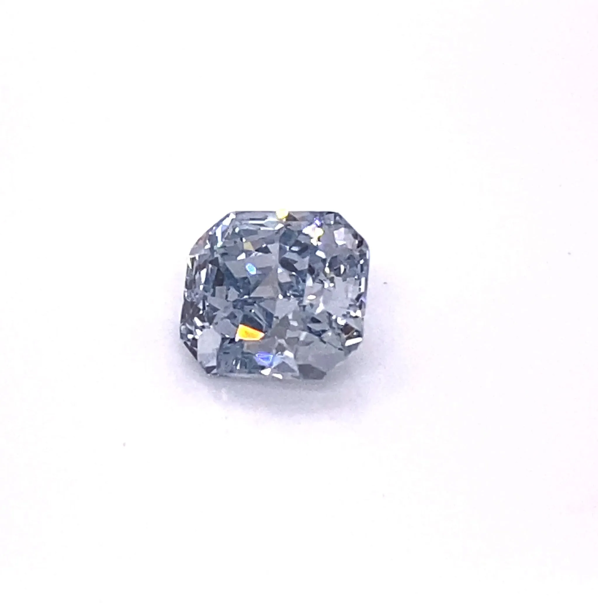 Natural Diamond - Loose Radiant Cut Fancy Intense Blue (HPHT)