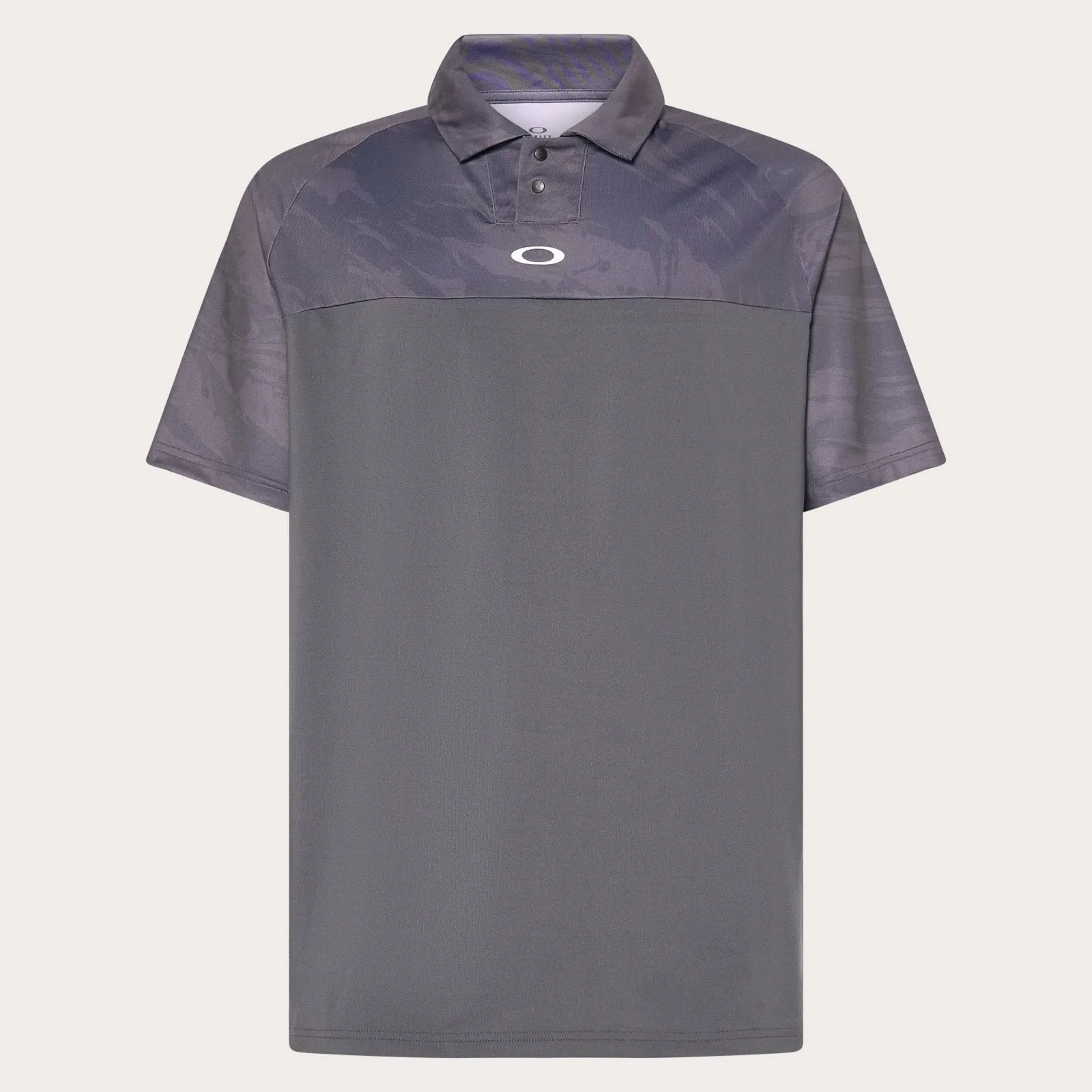 Oakley Mens Uniform Grey Reduct C1 Duality  Polo