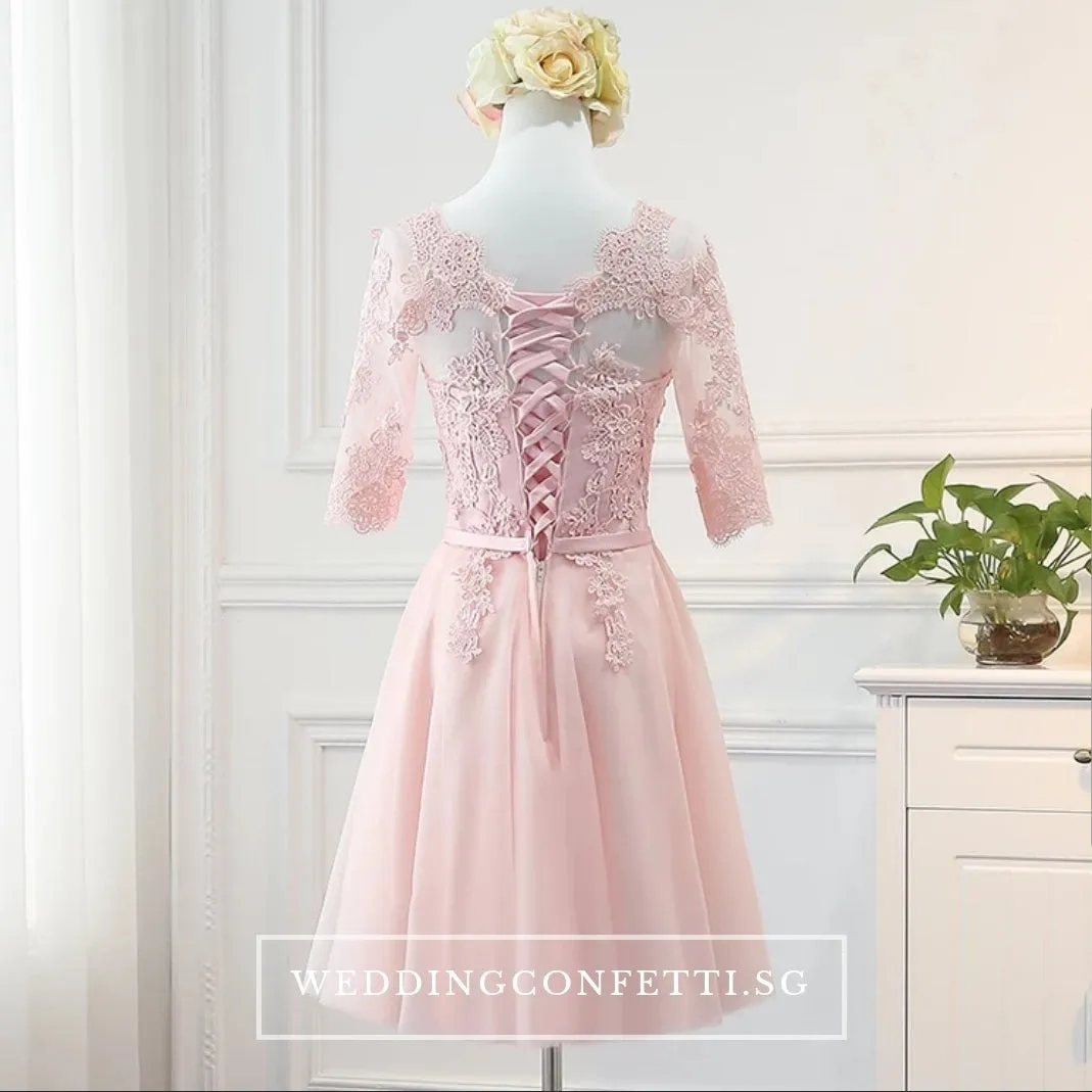 Penny Pink Long Sleeves Dress