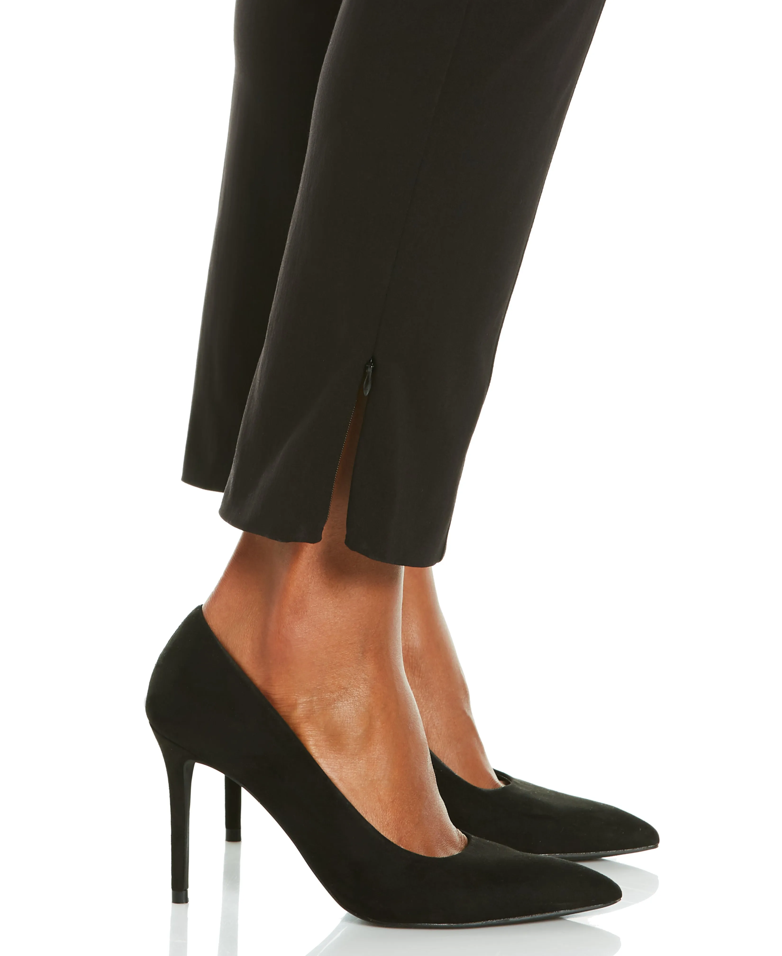 Petite Stretch Slim Leg Front Seam Pant - Comfort Fit