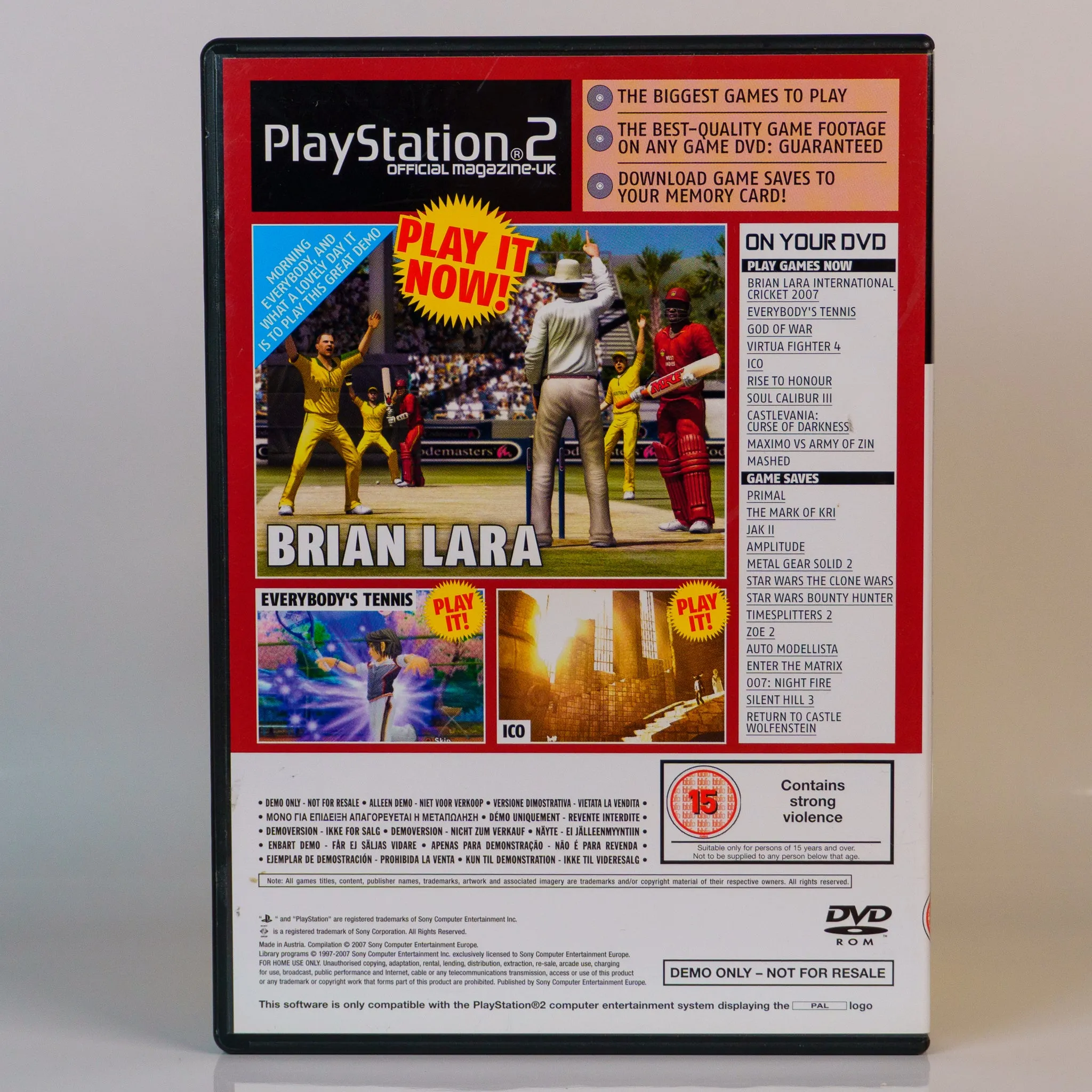 PS2 Official Magazine-UK Apr 2007 - Demo Disc