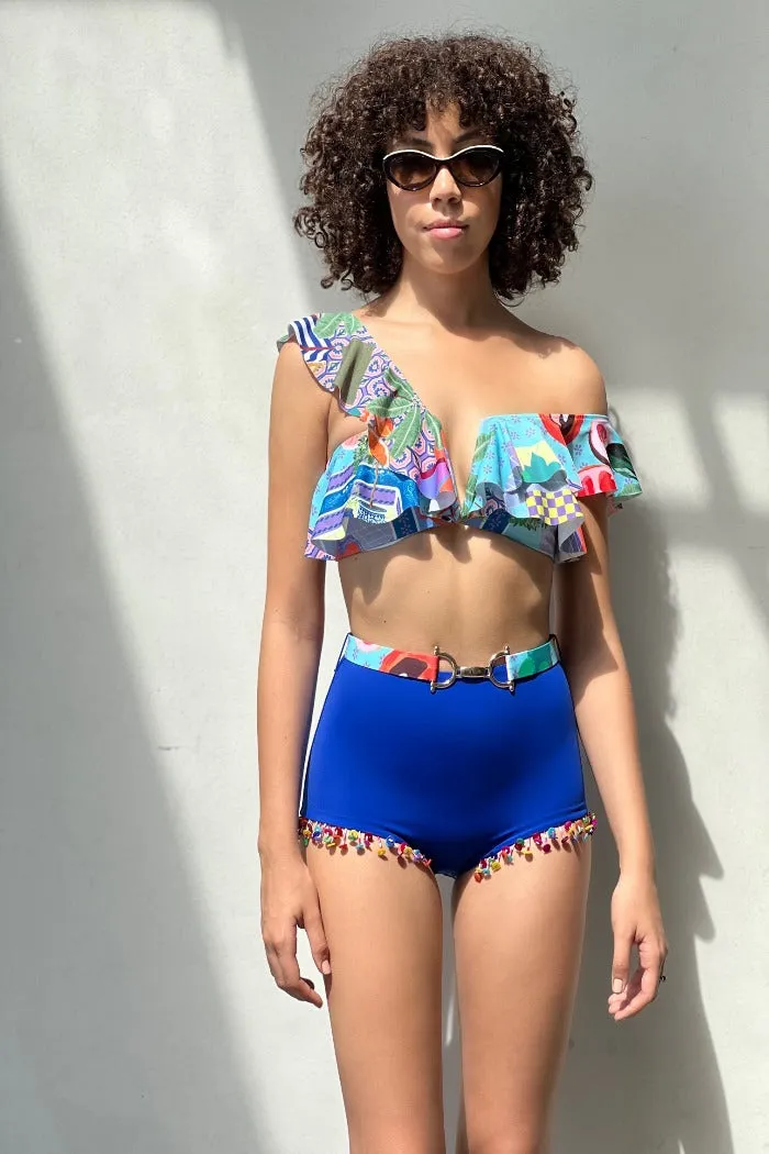 Sicilian place the frill bikini set