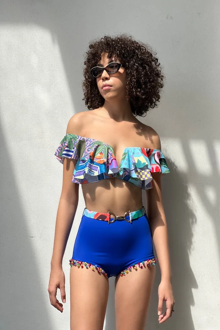 Sicilian place the frill bikini set