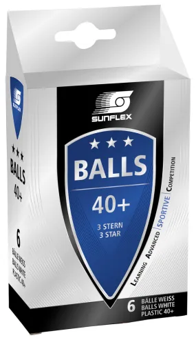 Sunflex 3 Star Table Tennis Balls