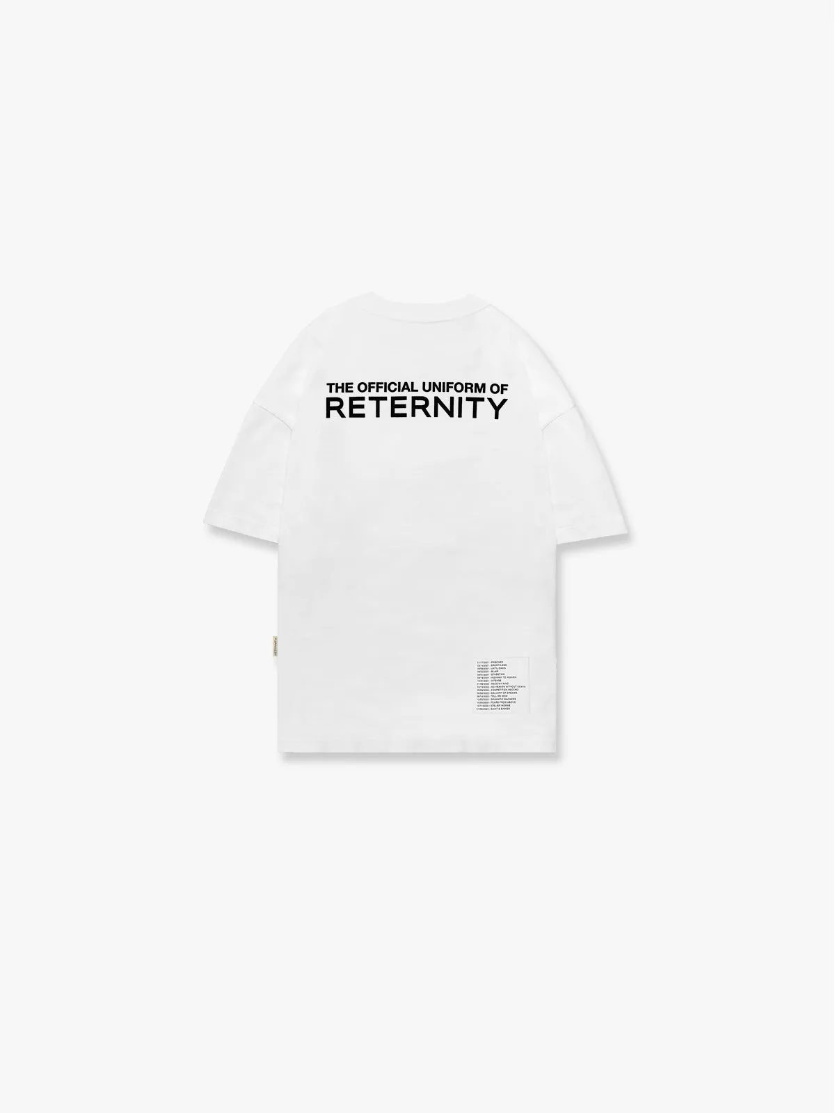 T-SHIRT OFFICIAL UNIFORM - WHITE/BLACK