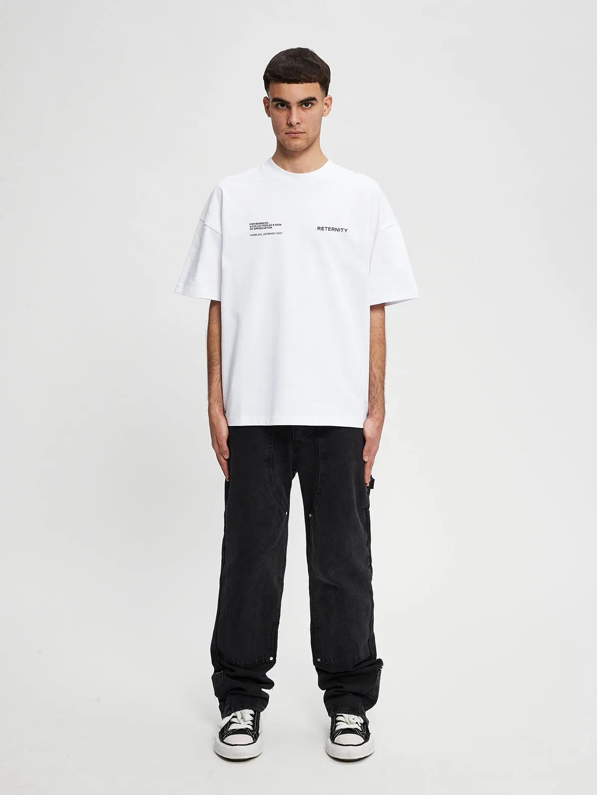 T-SHIRT OFFICIAL UNIFORM - WHITE/BLACK