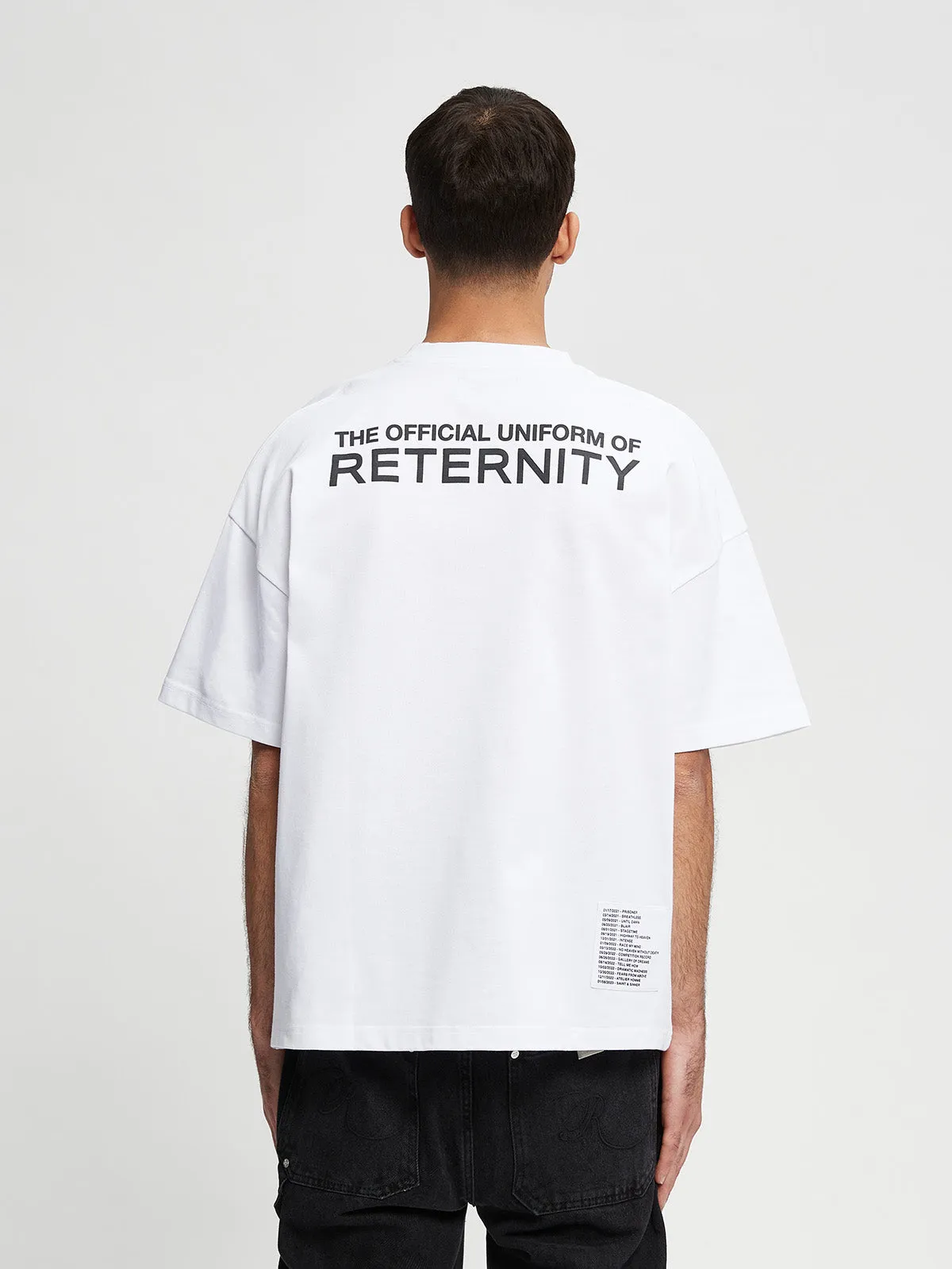 T-SHIRT OFFICIAL UNIFORM - WHITE/BLACK