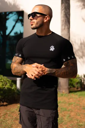 Tape Tech Tee - Black