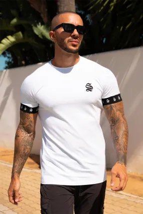 Tape Tech Tee - White
