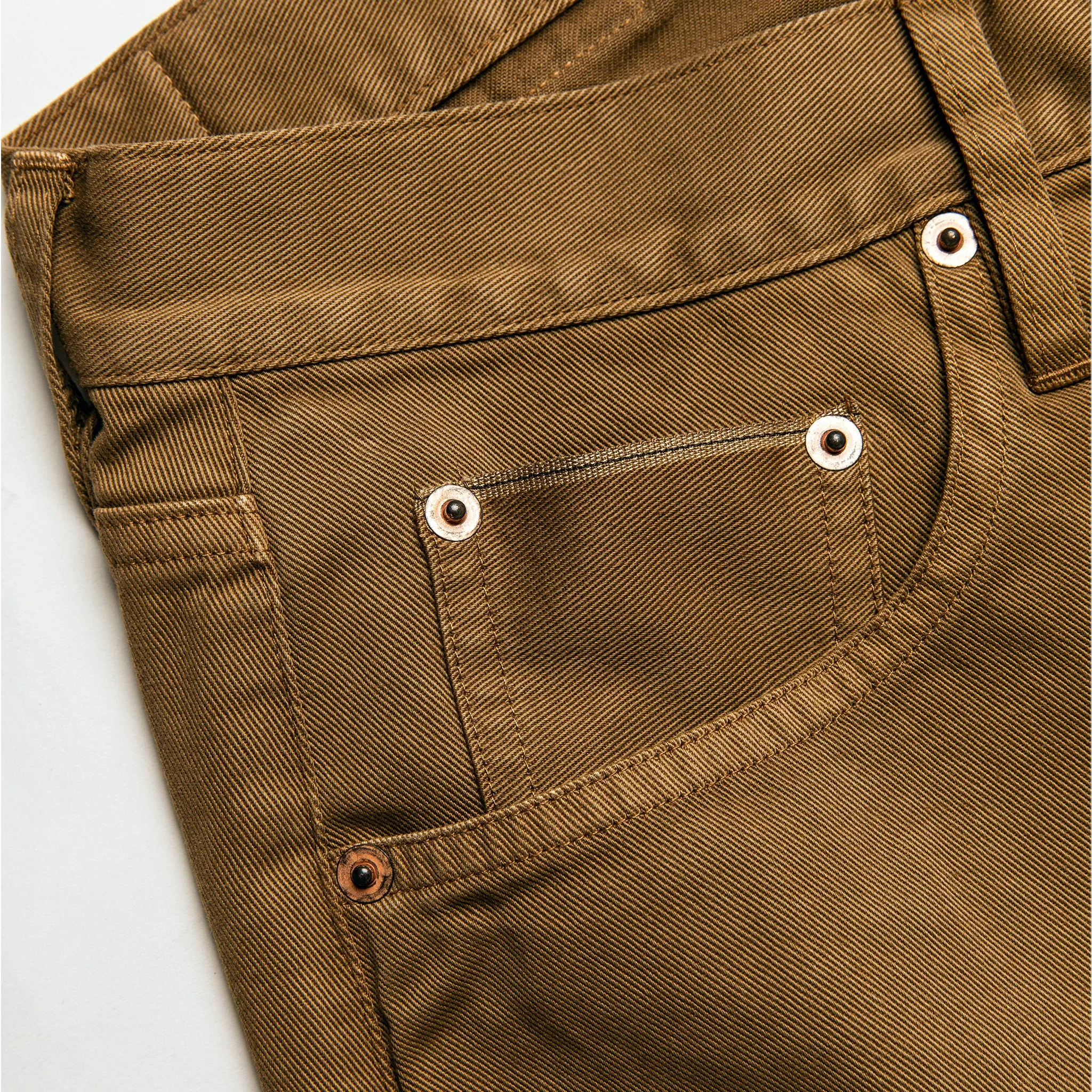 Organic Selvage Rustic Oak Democratic All Day Pants