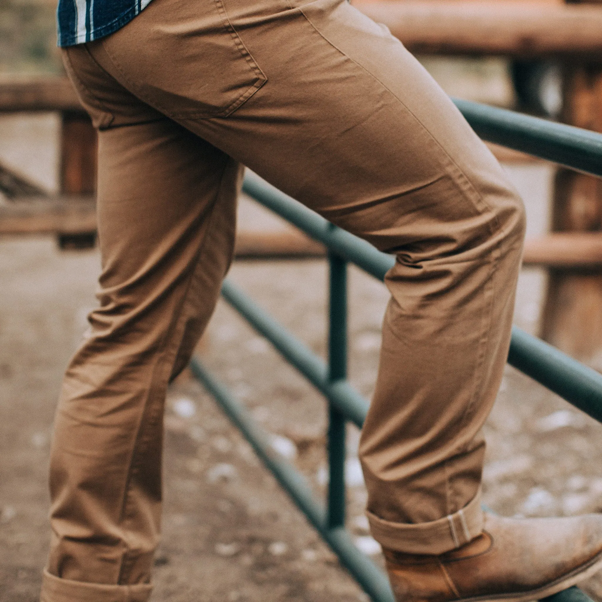 Organic Selvage Rustic Oak Democratic All Day Pants