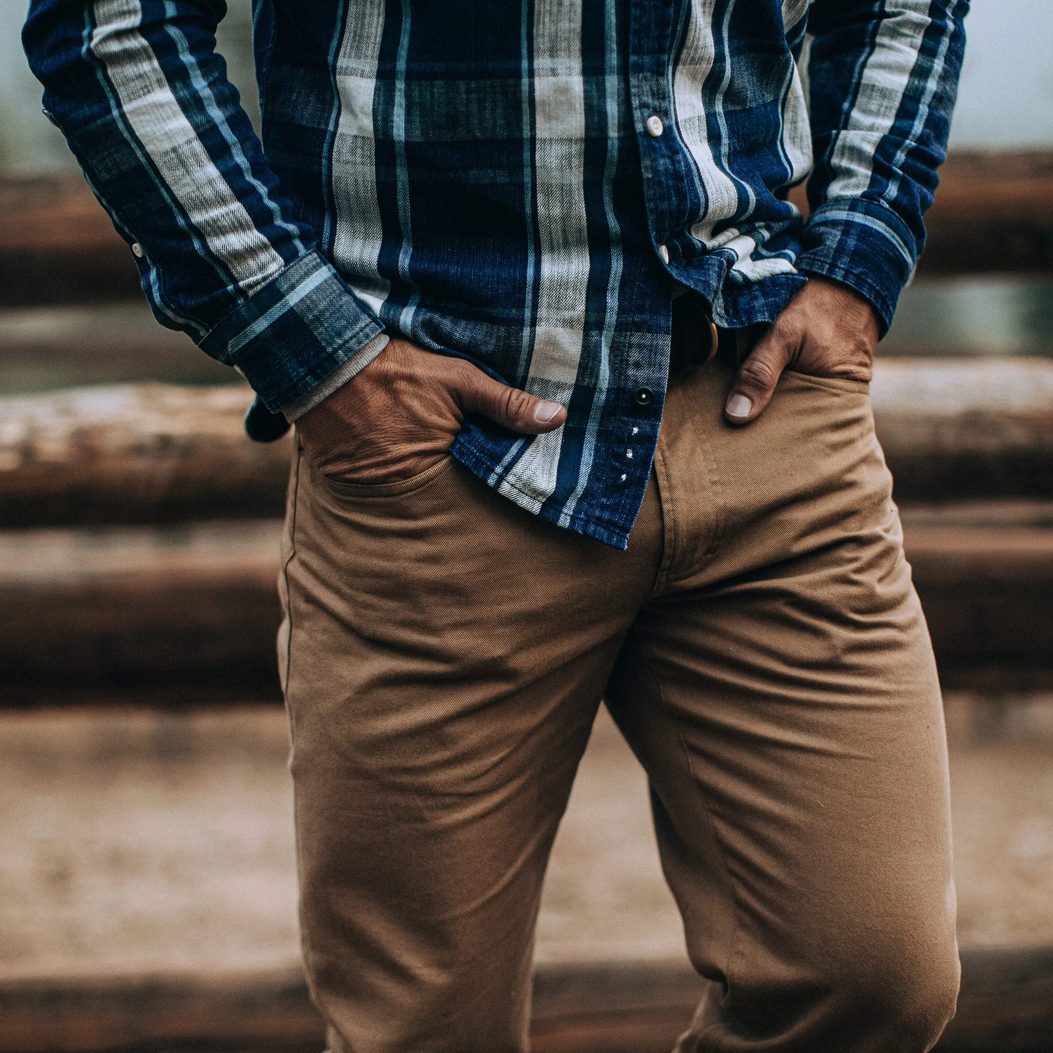 Organic Selvage Rustic Oak Democratic All Day Pants