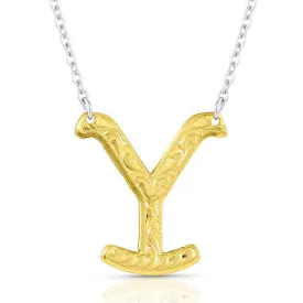 The "y" Yellowstone Brand Necklace