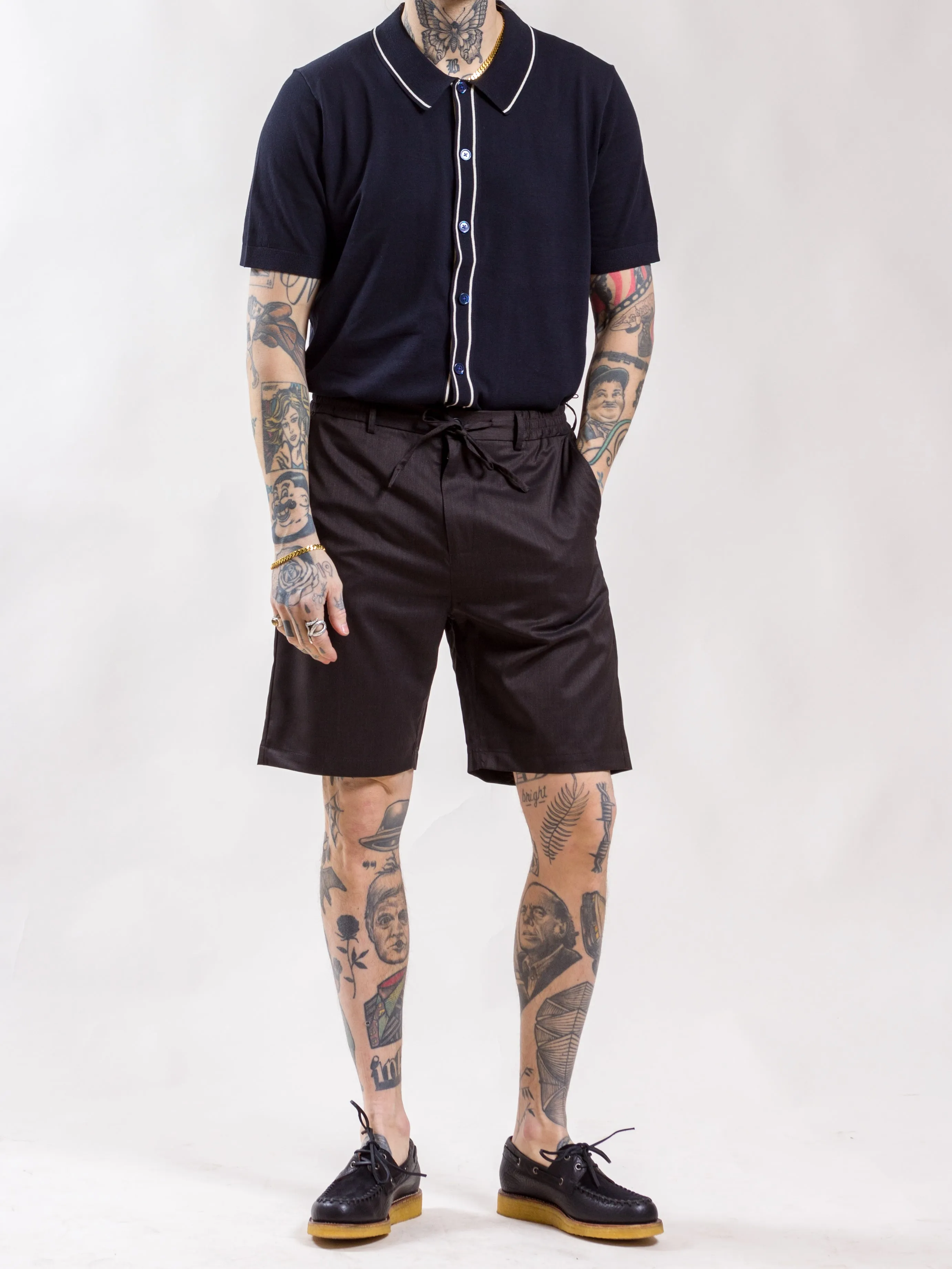 Uncle Bright, Marvin Shorts, Brown/ Black