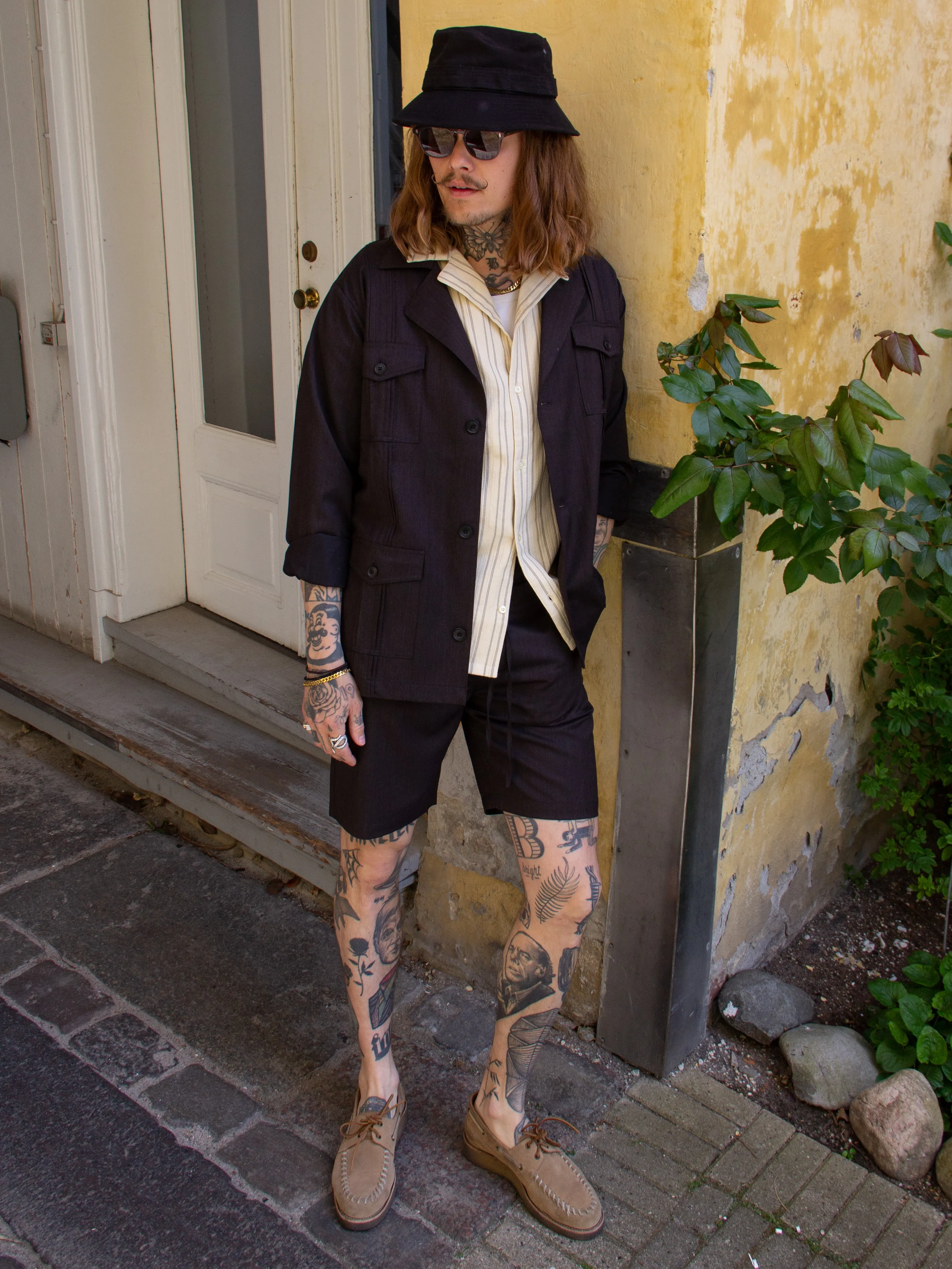 Uncle Bright, Marvin Shorts, Brown/ Black