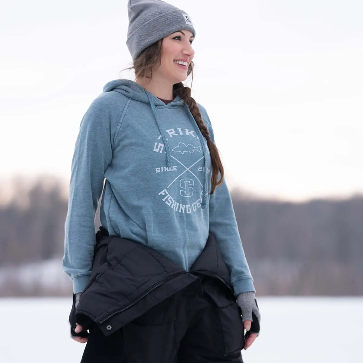 Womens Premium Glacier Crossroads Hoodie