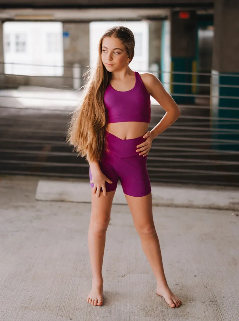Youth Magenta V Shortie