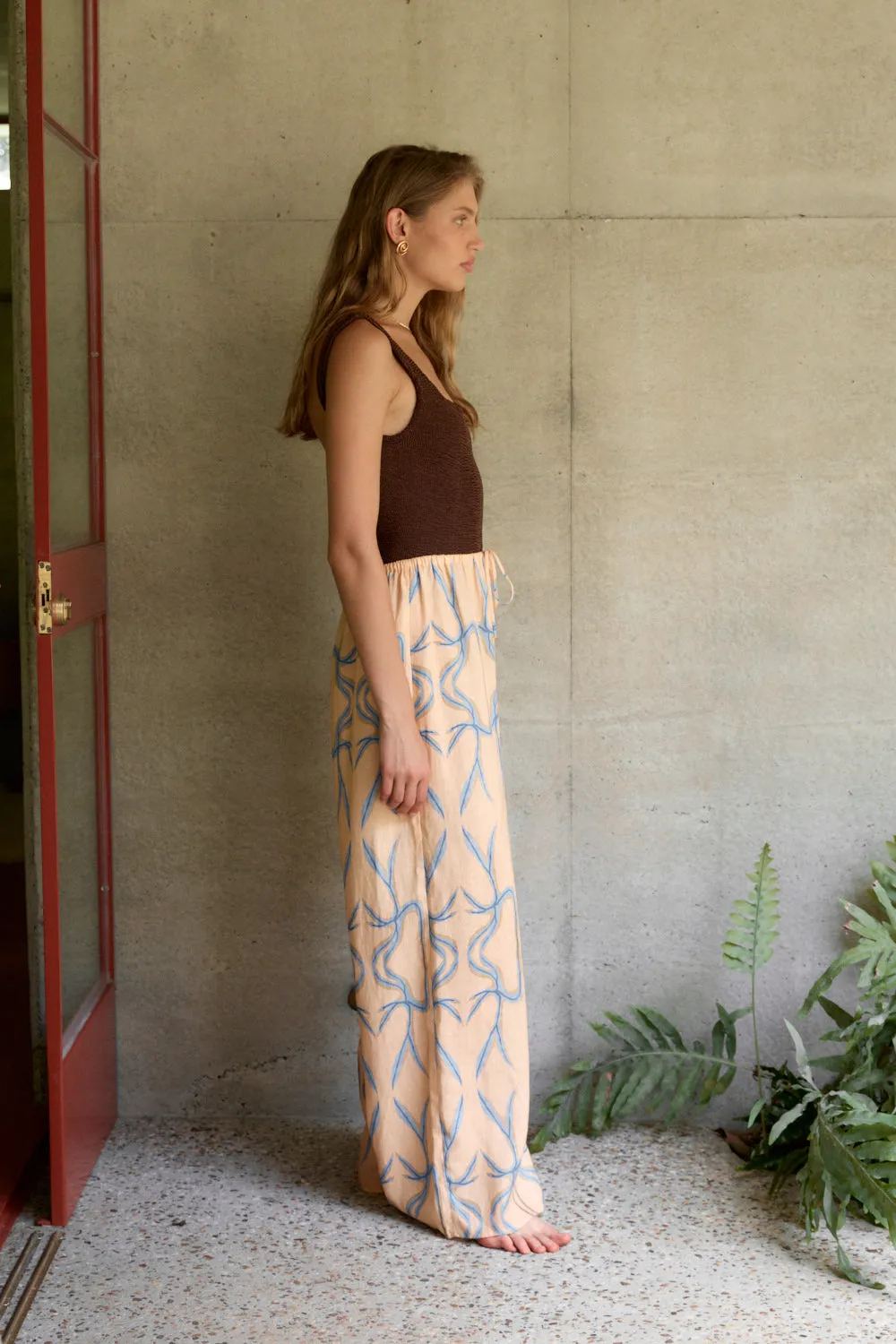 Zeila Linen Pants X Emma Rushton