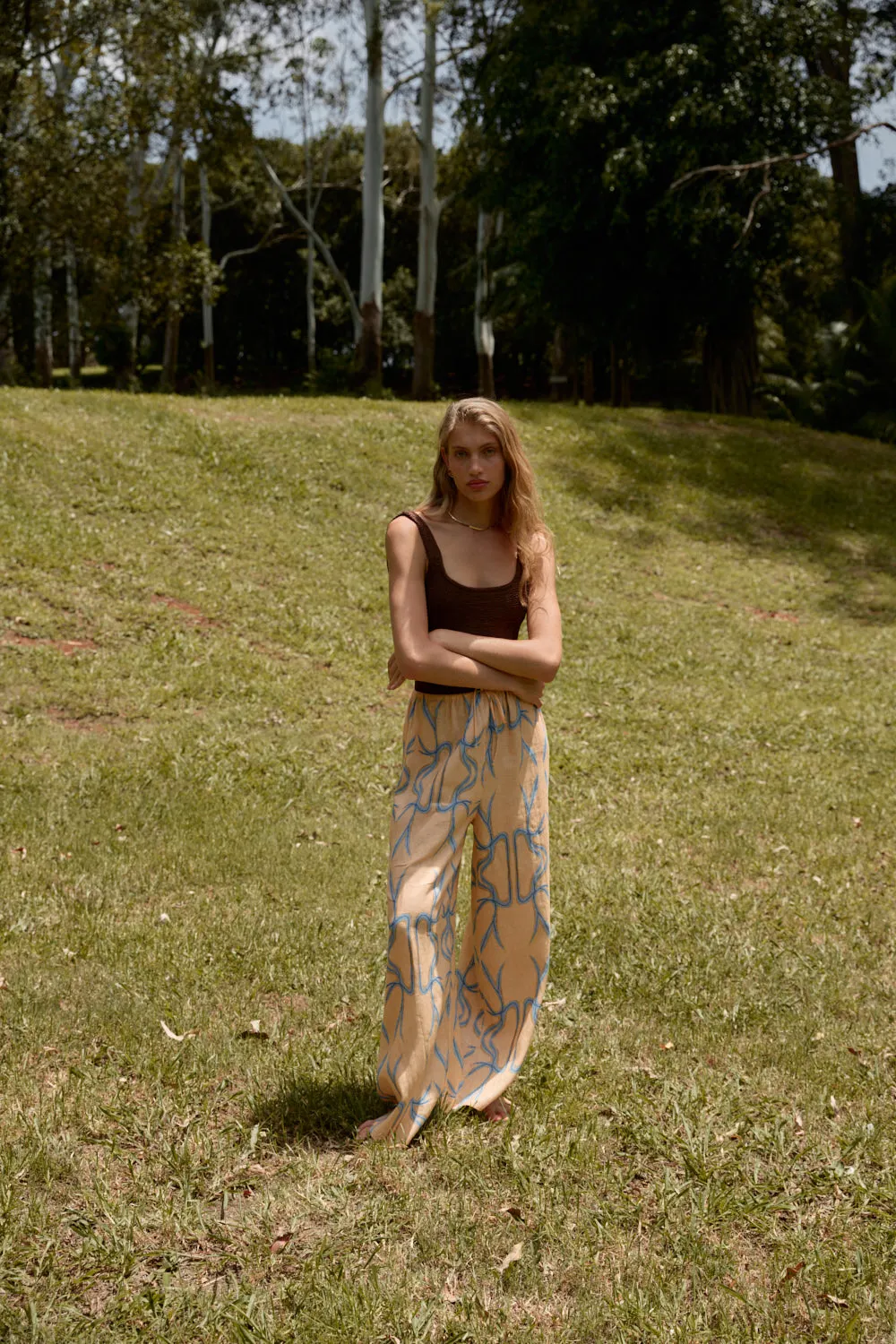 Zeila Linen Pants X Emma Rushton